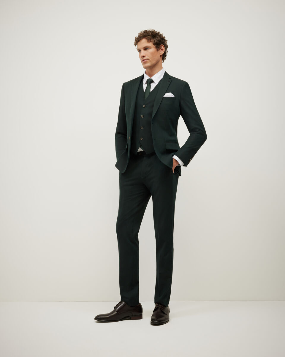 Textured Tailored Jacket, Dark Khaki, hi-res